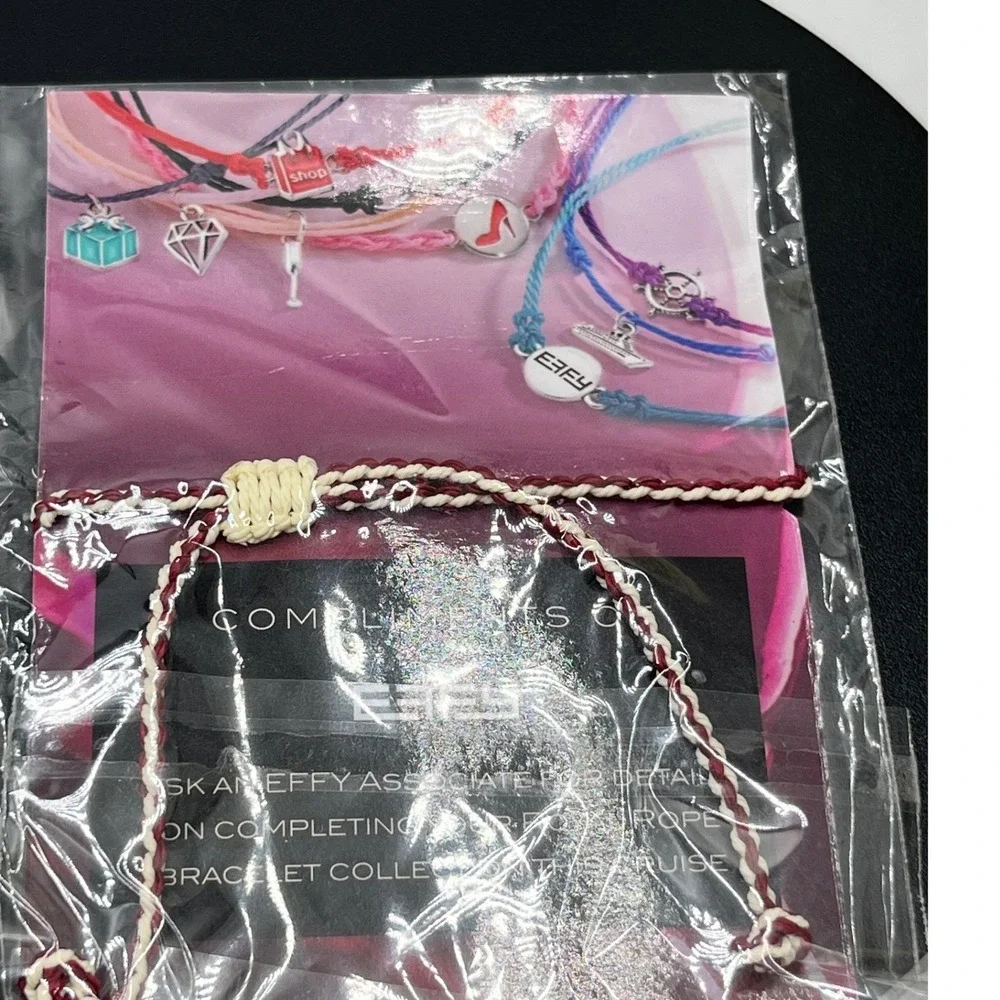 Effy‎ Royal Caribbean Cruise Limited Edition Wine Charm Rope Bracelet New